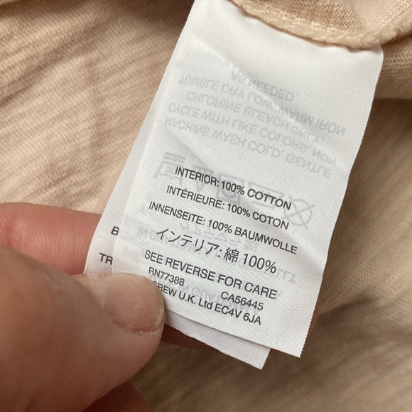 J Crew Red Wine Type Shirt. Size XS - Picture 5 of 8